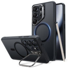 ESR klasikinis hibridinis „MagSafe“ dėklas su atramėle, skirtas „Samsung Galaxy S26 Ultra“ – juodas