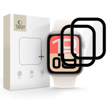 „Tech-Protect Glass Flex+“ 2 vnt. pakuotė, skirta „Apple Watch 40 mm“ – juoda