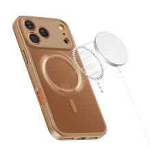 „Tech-Protect BasicMag MagSafe“ dėklas, skirtas „iPhone 17 Pro Max“ – rudas