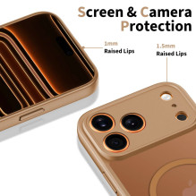 Tech-Protect BasicMag MagSafe Case for iPhone 17 Pro Max - Brown