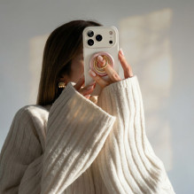 „Tech-Protect MMR700 Lamano MagSafe“ magnetinis telefono laikiklis – rožinio aukso spalvos