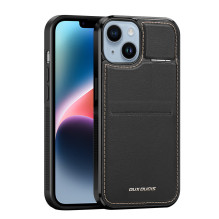 Piniginės dėklas 3 viename su stovu, skirtas iPhone 15 Plus MagSafe RFID blokatorius Dux Ducis Rafi Mag – juodas