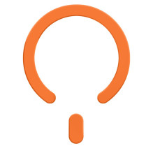 MagSafe Tech-Protect MMP-200 Magnetic Ring for Phone - Orange