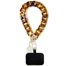 Guess GUOUCBMC4MT Universal Big Hand Strap Acetate Acrylic 4G Charm Case Guess GUOUCBMC4MT Universal Big Hand Strap Acetate Acrylic 4G Charm Case