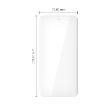„Tech-Protect Glass UV+“ 2 grūdinto stiklo pakuotė, skirta „Xiaomi Redmi Note 15 Pro+ 5G“.
