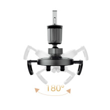 Dudao F2+ smartphone holder for the air vent with clamp - black