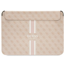 Guess 4G Printed Stripes dangtelis 16 colių nešiojamam kompiuteriui – rožinis