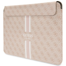 Guess 4G Printed Stripes dangtelis 16 colių nešiojamam kompiuteriui – rožinis