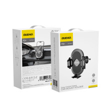 Dudao F2+ smartphone holder for the air vent with clamp - black