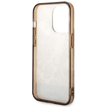 Guess GUHCP14LHGPLHC iPhone 14 Pro 6,1 colio ochros spalvos kieto dėklo porceliano kolekcija Guess GUHCP14LHGPLHC iPhone 14 Pro 6,1 colio ochros spalvos kieto dėklo porceliano kolekcija