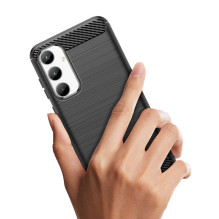 Carbon Case for Samsung Galaxy A35 - black Carbon Case for Samsung Galaxy A35 - black