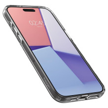 Spigen Crystal Flex dėklas, skirtas iPhone 15 Pro Max – skaidrus