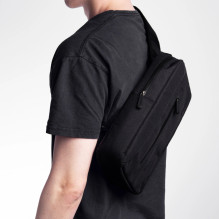 Wozinsky WSB6GR paspirtuko vairo sportinis krepšys su pečių dirželiu, 5 l - pilkas