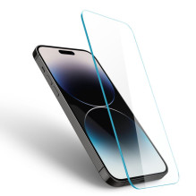 Spigen Glas.tR plonas grūdintas stiklas, skirtas iPhone 14 Pro Max