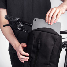 Wozinsky WSB6GR paspirtuko vairo sportinis krepšys su pečių dirželiu, 5 l - pilkas