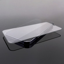 Wozinsky Tempered Glass Full Glue klijai Samsung Galaxy A55 su juodu rėmeliu