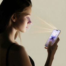 „Tech-Protect Glass Fit+“ grūdinto stiklo „Google Pixel 9A / 20A“ dėklas – juodas