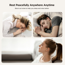 Joyroom JR-TS1 Cozydots Series Wireless TWS Headphones for Sleeping ANC Bluetooth 5.3 - White