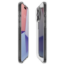 Spigen Crystal Flex dėklas, skirtas iPhone 15 Pro – skaidrus