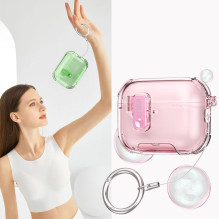 „Tech-Protect Bounce Pro“ dėklas, skirtas „AirPods Pro 3“ ausinėms – žalias