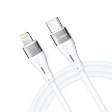 Wozinsky WSTCL1 Lightning / USB-C PD 27W laidas 1 m - baltas