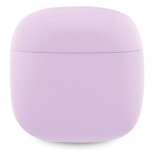 Guess GUTWST26PSU TWS Bluetooth ausinės + prijungimo stotelė - violetinis klasikinis EST logotipas