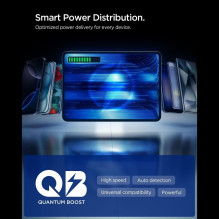 „Spigen EV603BT“ 60 W automobilinis įkroviklis – juodas