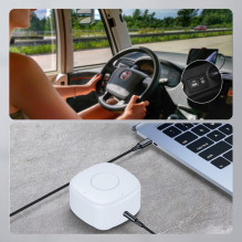 Choetech AUX007 Apšvietimas / mini lizdas 3,5 mm laidas 1 m - juodas