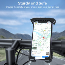 Choetech H067 adjustable bicycle phone holder - gray