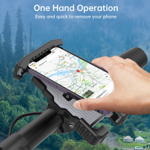 Choetech H067 adjustable bicycle phone holder - gray