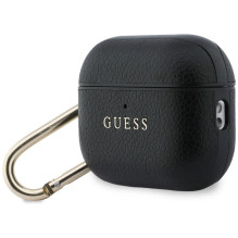 Guess Grained Classic Logo case for AirPods Pro 3 - black
