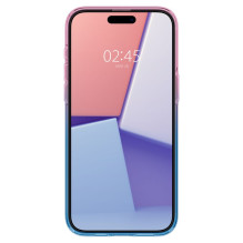 Spigen Liquid Crystal iPhone 15 Pro Case - Pink / Blue