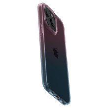 Spigen Liquid Crystal iPhone 15 Pro Case - Pink / Blue