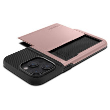Spigen Slim Armor CS dėklas, skirtas iPhone 15 Pro Max – rožinis