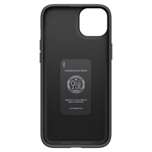 Spigen Thin Fit iPhone 15 dėklas – juodas Spigen Thin Fit iPhone 15 dėklas – juodas