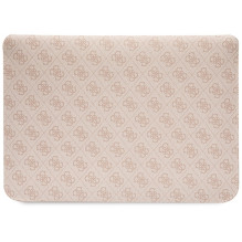 Guess 4G Stripe Metal Logo dėklas 14 colių nešiojamam kompiuteriui – rožinis