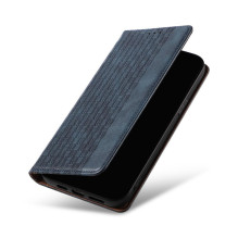 Magnetinio dirželio dėklas, skirtas Samsung Galaxy S23+ Flip Wallet Mini Lanyard Stand Blue