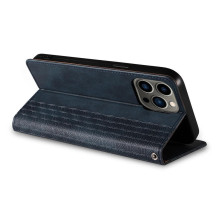 Magnetinio dirželio dėklas, skirtas Samsung Galaxy S23+ Flip Wallet Mini Lanyard Stand Blue