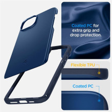 Spigen Thin Fit iPhone 15 Plus Case - Blue Spigen Thin Fit iPhone 15 Plus Case - Blue