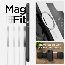 Spigen Mag Armor MagSafe iPhone 15 Case - Matte Black