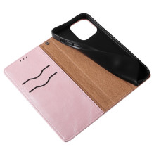 Magnetinio dirželio dėklas, skirtas Samsung Galaxy S23+ Flip Wallet Mini Lanyard Stand Rožinis