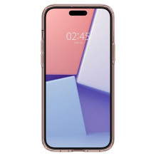 Spigen Crystal Flex iPhone 15 Plus dėklas – rožinis / skaidrus