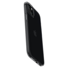 Spigen Crystal Flex iPhone 15 Plus dėklas – pilkai permatomas