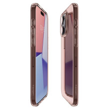 Spigen Crystal Flex dėklas, skirtas iPhone 15 Pro Max – rožinis / skaidrus