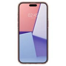 Spigen Crystal Flex dėklas, skirtas iPhone 15 Pro Max – rožinis / skaidrus