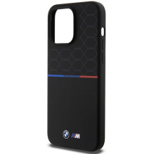 BMW M Silicone Pattern MagSafe dėklas iPhone 15 Pro Max - juodas