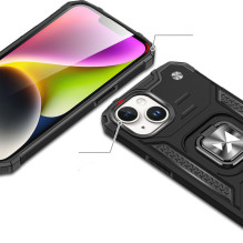 Wozinsky Ring Armor iPhone 15 Plus iPhone 15 Plus Ring Armor dėklas – mėlynas