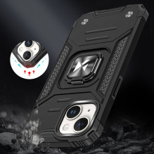 Wozinsky Ring Armor iPhone 15 Plus iPhone 15 Plus Ring Armor dėklas – mėlynas