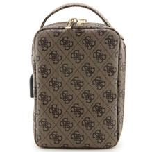 Guess Bag GUHBP4RPSW Organizatorius rudos / rudos 4G spausdintos juostelės Guess Bag GUHBP4RPSW Organizatorius rudos / rudos 4G spausdintos juostelės