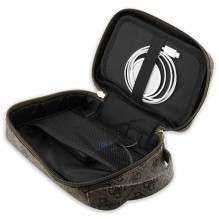 Guess Bag GUHBP4RPSW Organizatorius rudos / rudos 4G spausdintos juostelės Guess Bag GUHBP4RPSW Organizatorius rudos / rudos 4G spausdintos juostelės